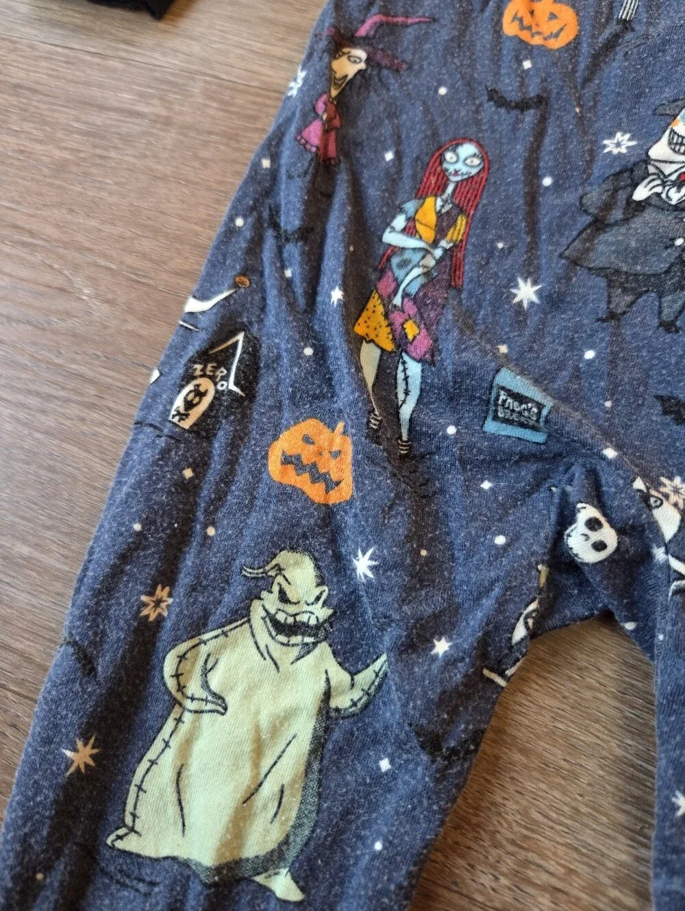 Little Sleepies Bamboo Nightmare Before Christmas Pajamas Oogie Boogie 12-18m